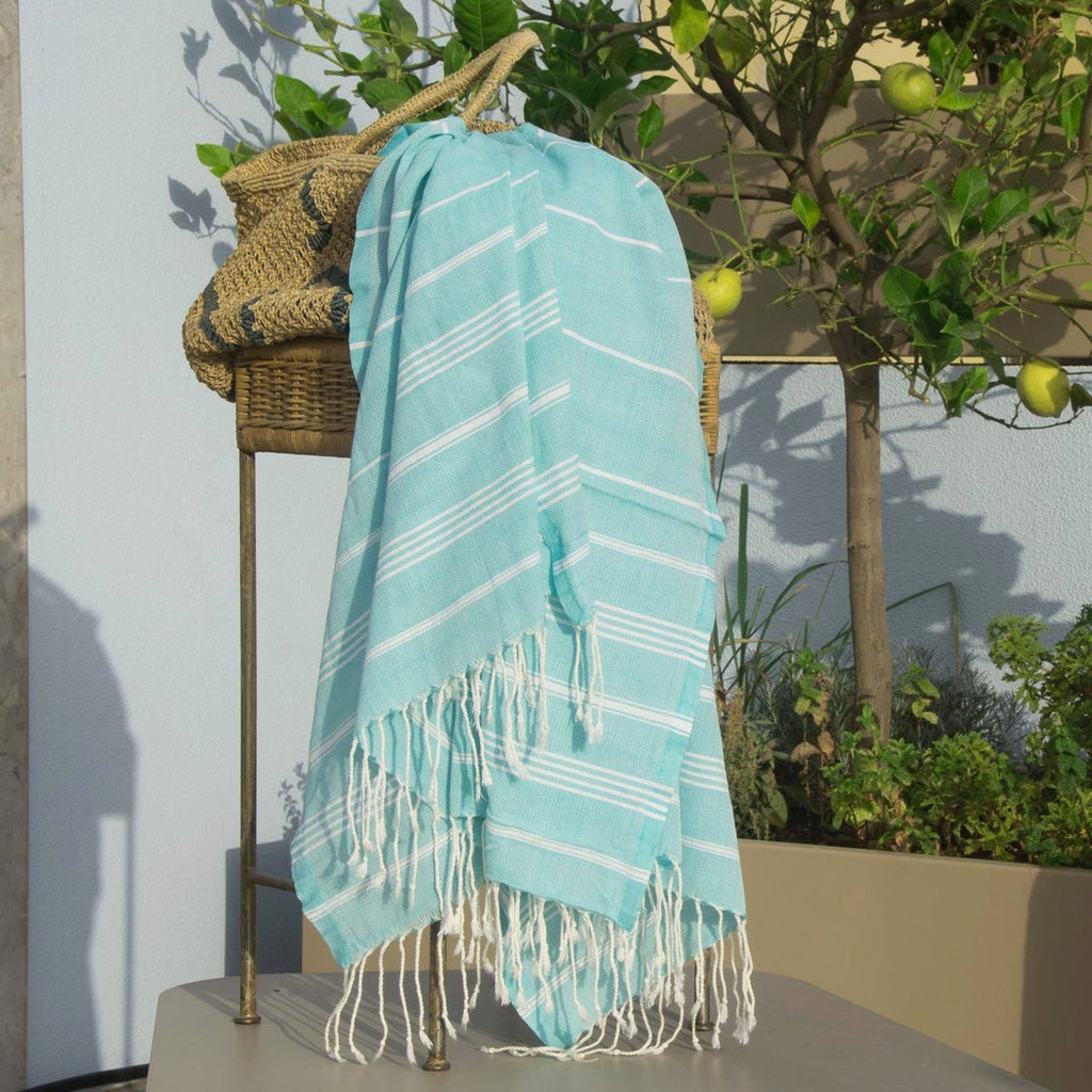 Fouta - Algodón - Verde Turquesa - Mykonos