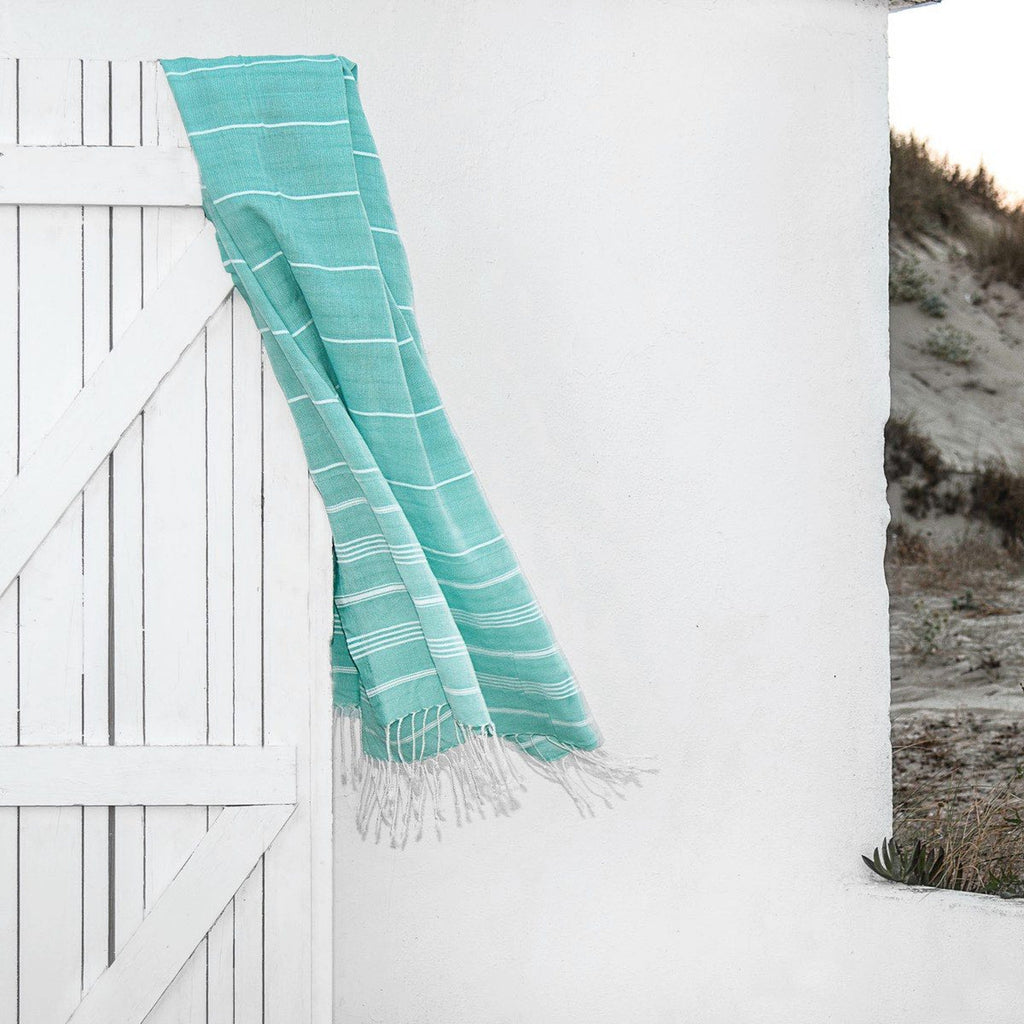 Fouta - Algodón - Verde Turquesa - Mykonos