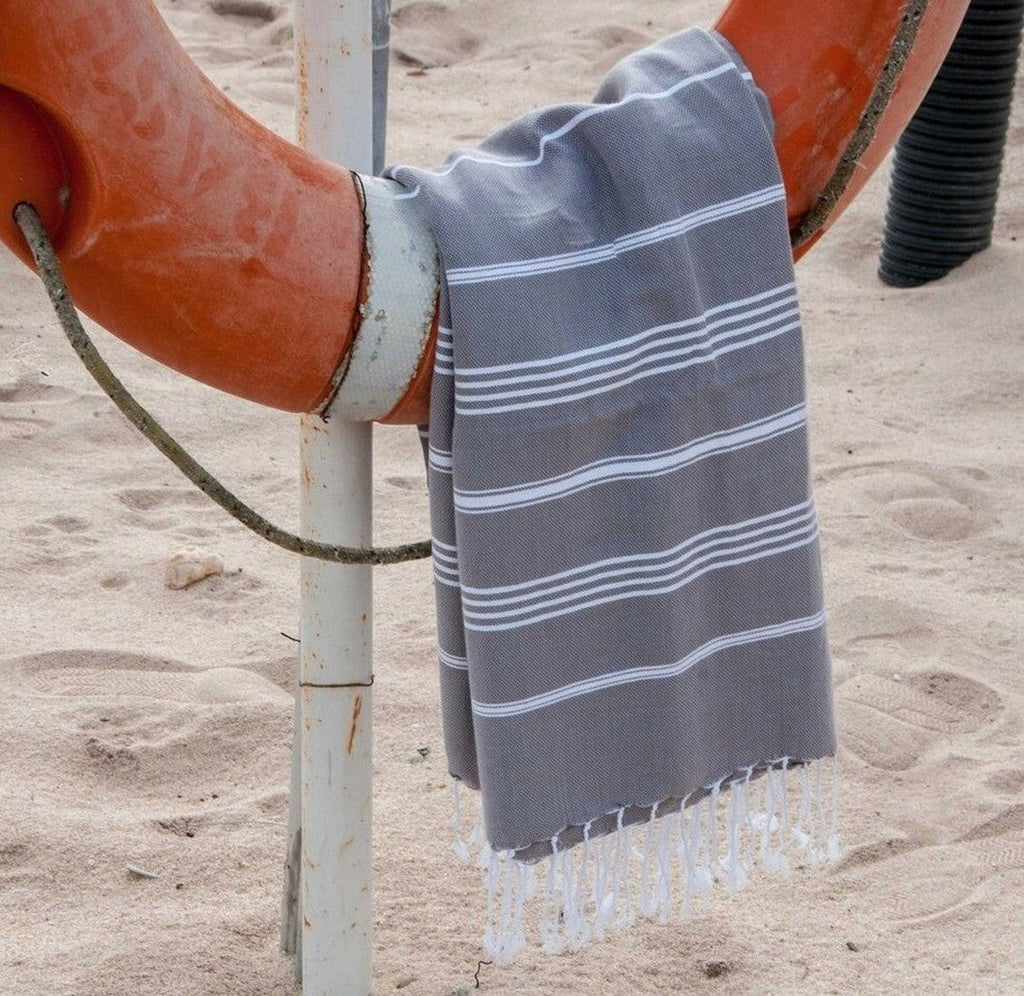 Fouta - Algodón - Gris Medio - Mykonos