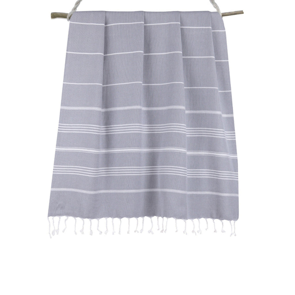 Fouta - Algodón - Gris Medio - Mykonos