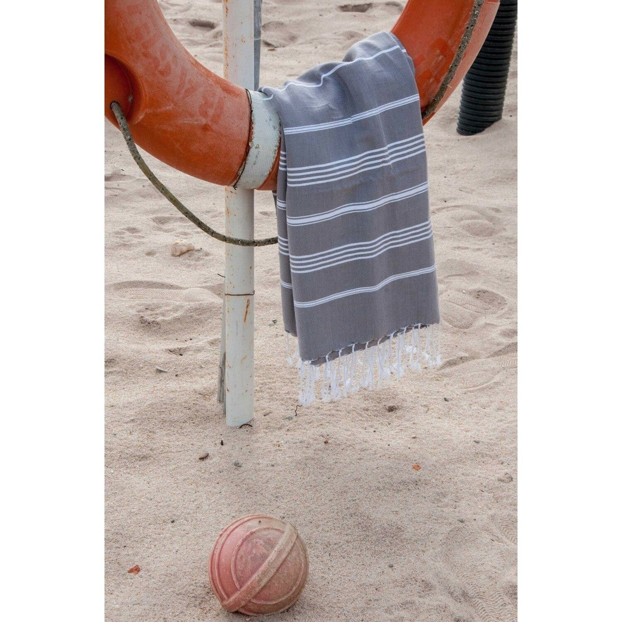 Fouta - Algodón - Gris Medio - Mykonos