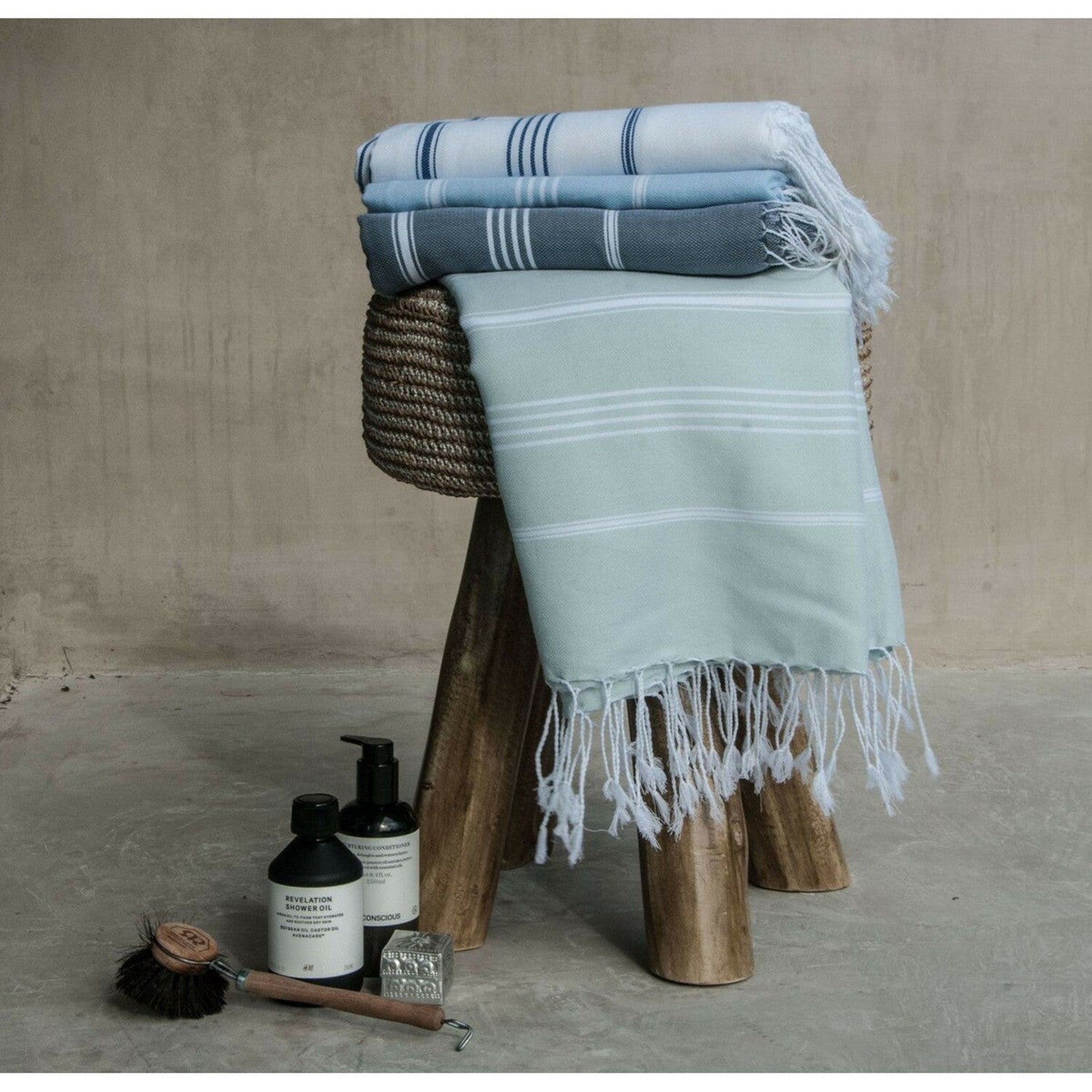 Fouta - Algodón - Verde Agua - Mykonos