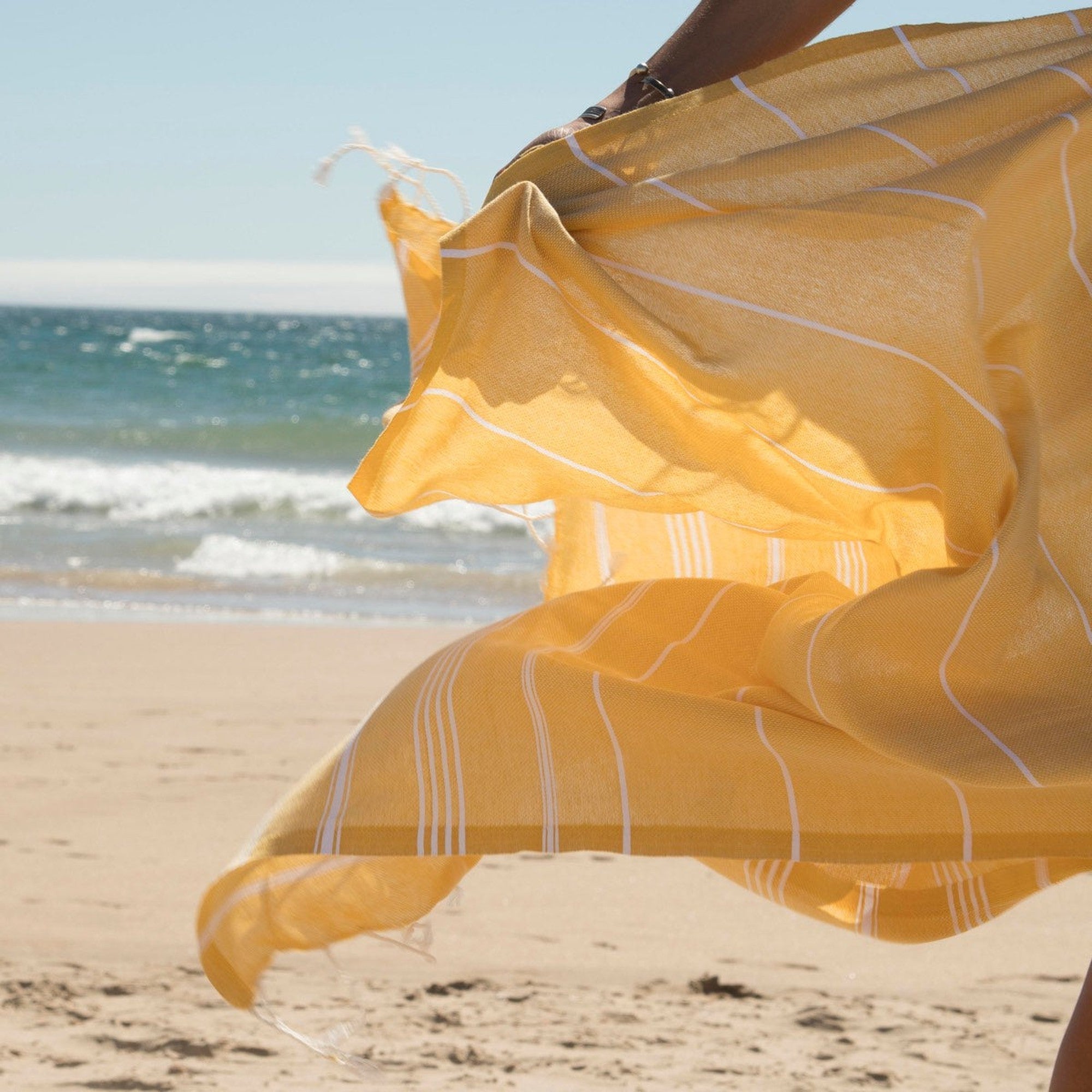 Fouta - Algodón - Amarillo Azafrán - Mykonos