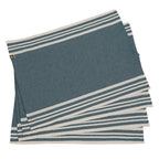 Mahdia Placemat (X4) - Petrol Blue - Cotton