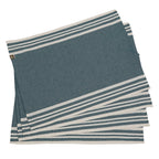 Mahdia Placemat (X4) - Petrol Blue - Cotton
