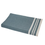 Cotton Table Runner 50x150 - Mahdia - Petrol Blue