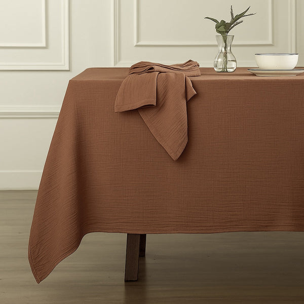 Carla - Mantel - Noisette