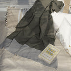 Honeycomb cotton fouta 100x200 IBIZA khaki green