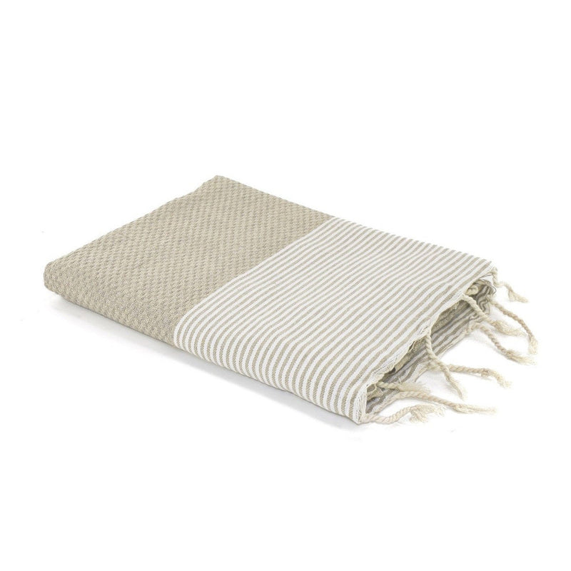 Honeycomb Fouta - Cotton - Beige - Ibiza
