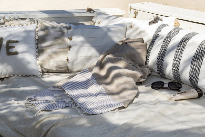 Honeycomb Fouta - Cotton - Beige - Ibiza