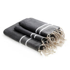 Stockholm Bath Foutas - Black - Cotton