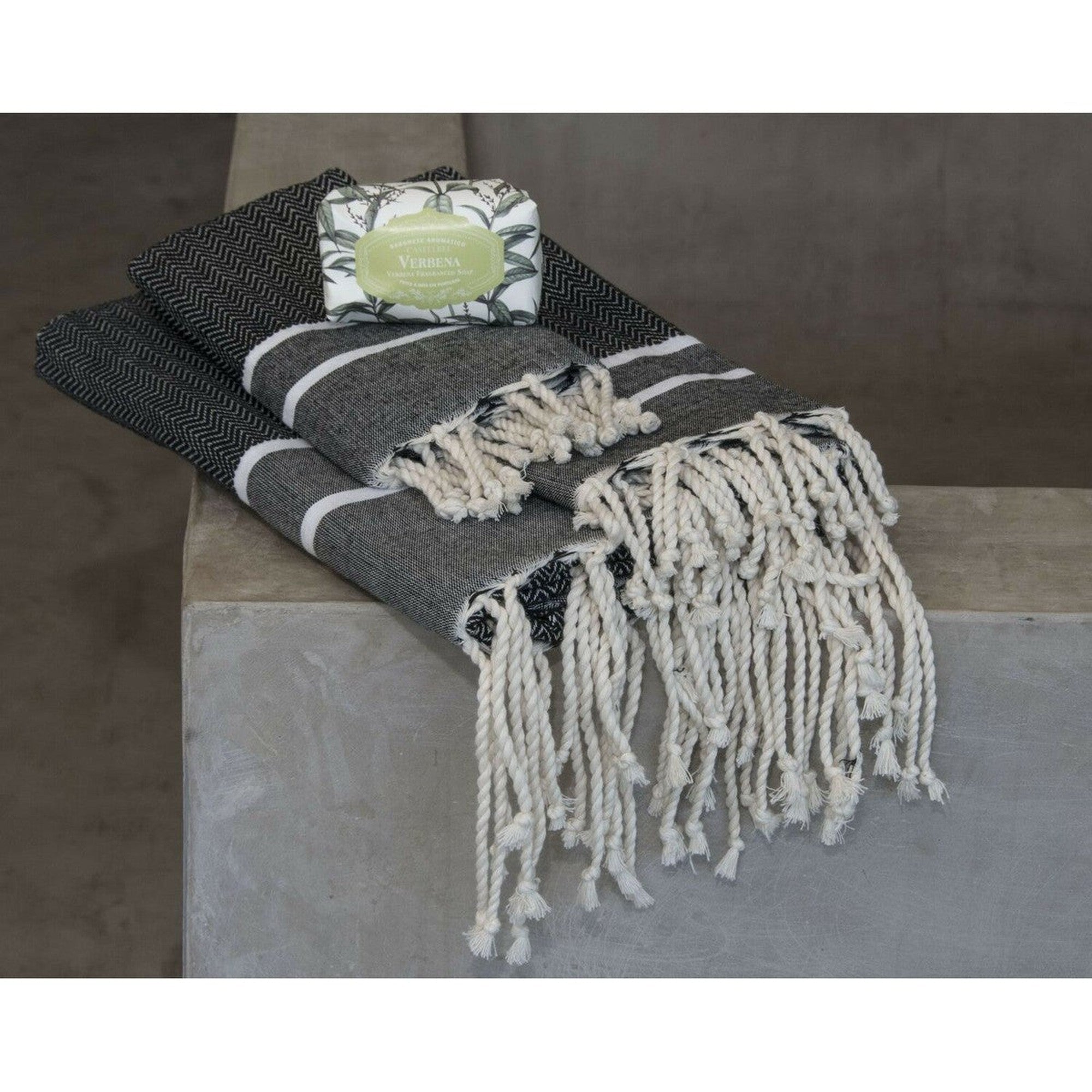 Stockholm Bath Foutas - Black - Cotton