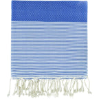 Fouta XXL cotton 200x200 IBIZA Greek blue