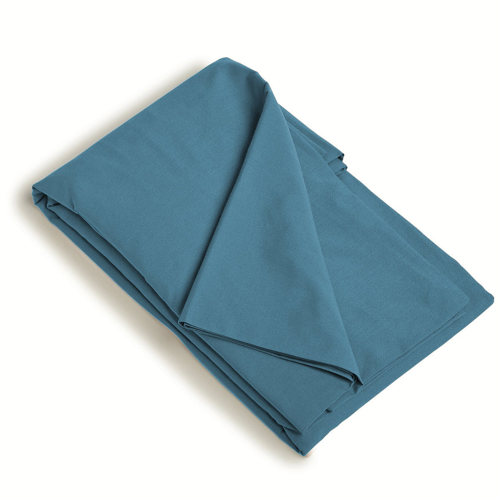 Gaia - Drap Housse - Coton Bio & Lyocell - Bleu Orage