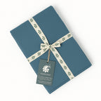 Gaia - Drap Housse - Coton Bio & Lyocell - Bleu Orage