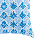 Funda de cojín de exterior - Algodón - Azul - Pavo real