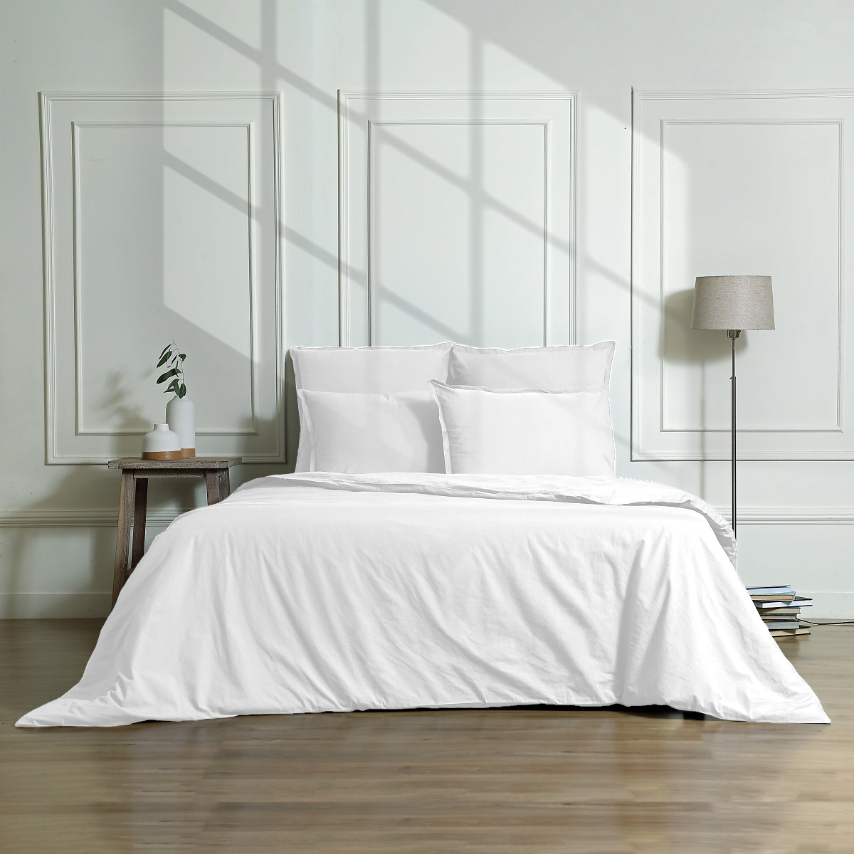 Gaia - Housse De Couette - Coton Bio & Lyocell - Blanc