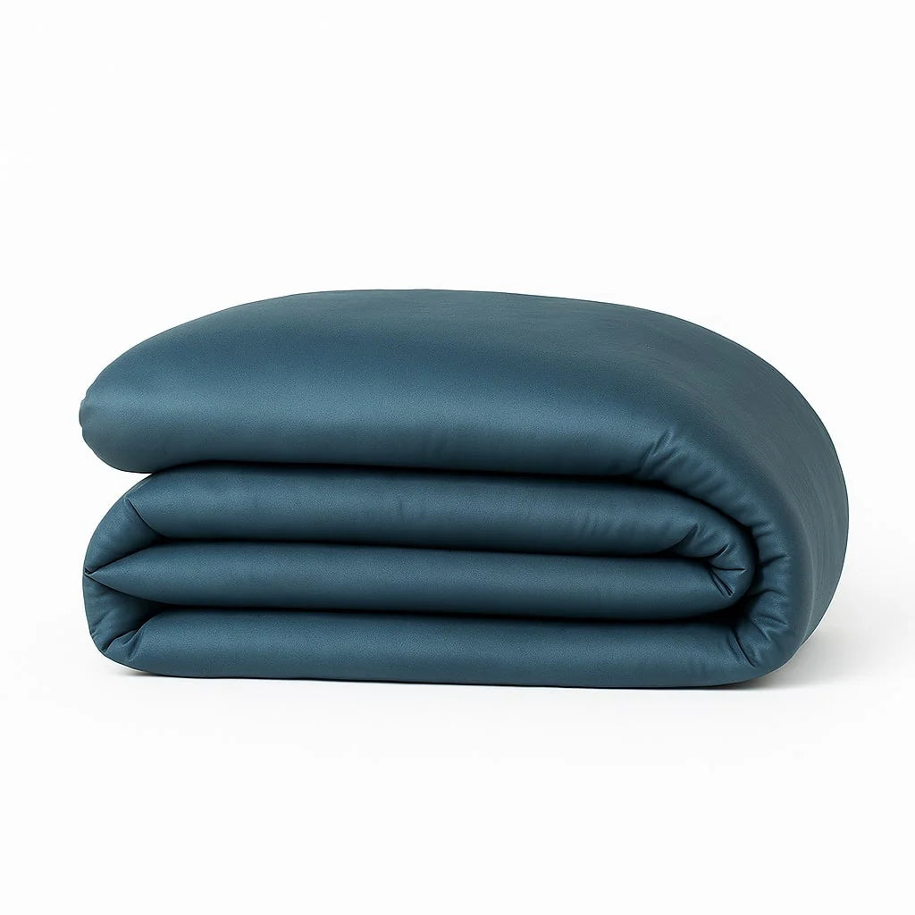 Gaia - Housse De Couette - Coton Bio & Lyocell - Bleu Orage