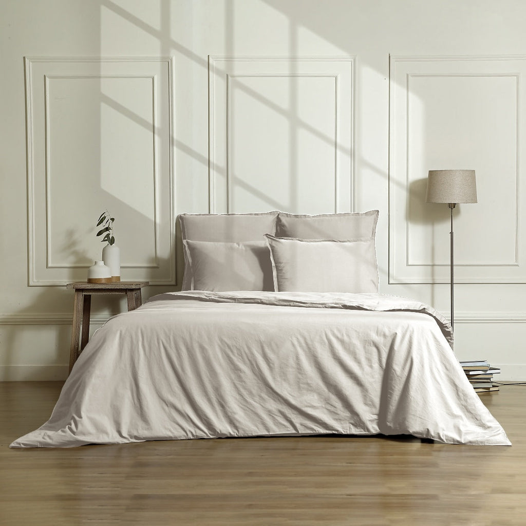 Gaia - Housse De Couette - Coton Bio & Lyocell - Grège