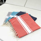 Fouta Xxl St Tropez - Naranja Coral - Algodón