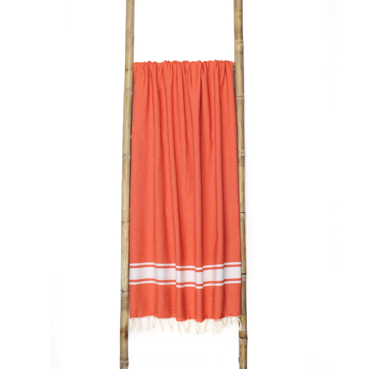 Fouta Xxl St Tropez - Naranja Coral - Algodón