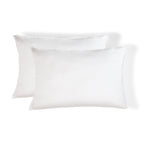 Gaia - Lot De 2 Taies D'Oreiller - Coton Bio & Lyocell - Blanc
