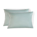 Gaia - Pack de 2 fundas de almohada - Algodón orgánico y lyocell - Verde celadón