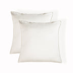 Gaia - Lot De 2 Taies D'Oreiller - Coton Bio & Lyocell - Grège
