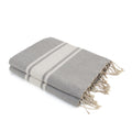 Fouta Xxl Coton 200X200 St Tropez Gris Perle