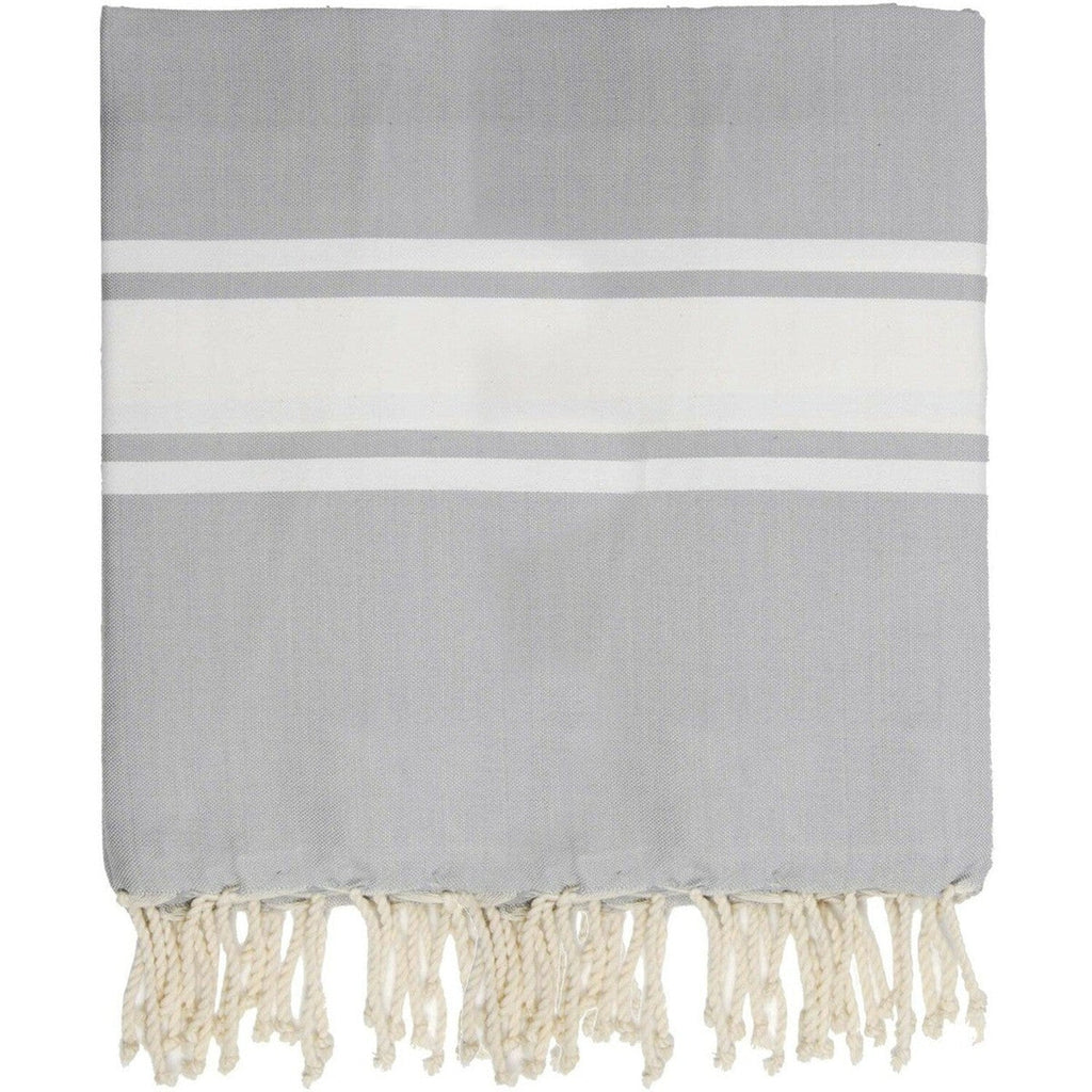 Fouta Xxl Coton 200X200 St Tropez Gris Perle