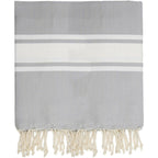 Fouta Xxl Coton 200X200 St Tropez Gris Perle
