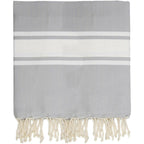 Fouta Xxl Coton 200X200 St Tropez Gris Perle