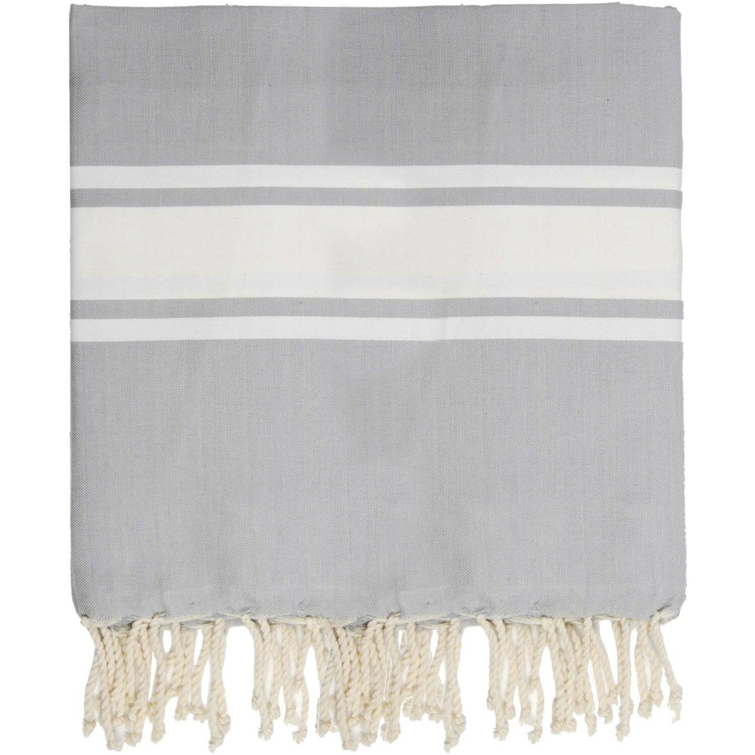 Fouta Xxl Coton 200X200 St Tropez Gris Perle