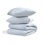 Lunar - Bed Linen Set - Washed Cotton - Storm Blue