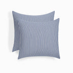 Lunar - Bed Linen Set - Washed Cotton - Storm Blue
