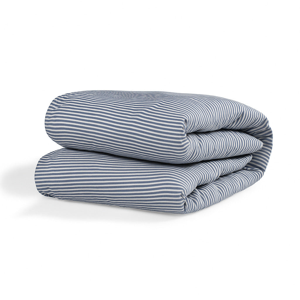 Lunar - Bed Linen Set - Washed Cotton - Storm Blue