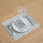 Placemat (X4) Mahdia - Olive Green - Cotton