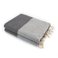 Fouta XXL algodón 200x200 IBIZA gris medio