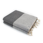 Fouta XXL algodón 200x200 IBIZA gris medio