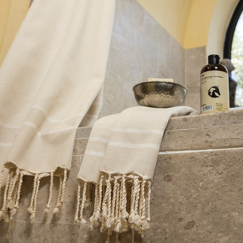 Bath Foutas (1&amp;2) Cotton 100X200&amp;2(50X80) - Stockholm - Linen