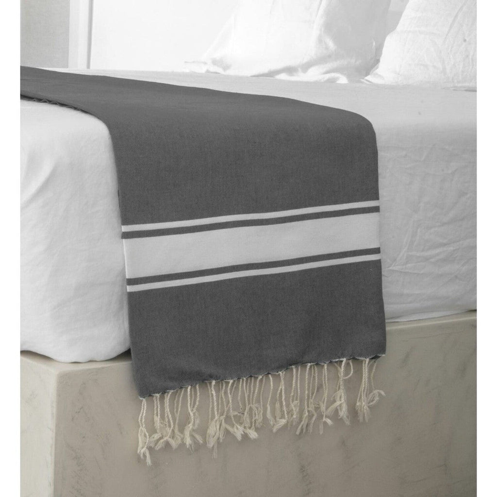 Nappe Coton 170X170 St Tropez Gris Moyen