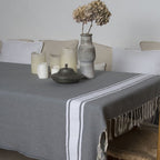 Nappe Coton 170X170 St Tropez Gris Moyen