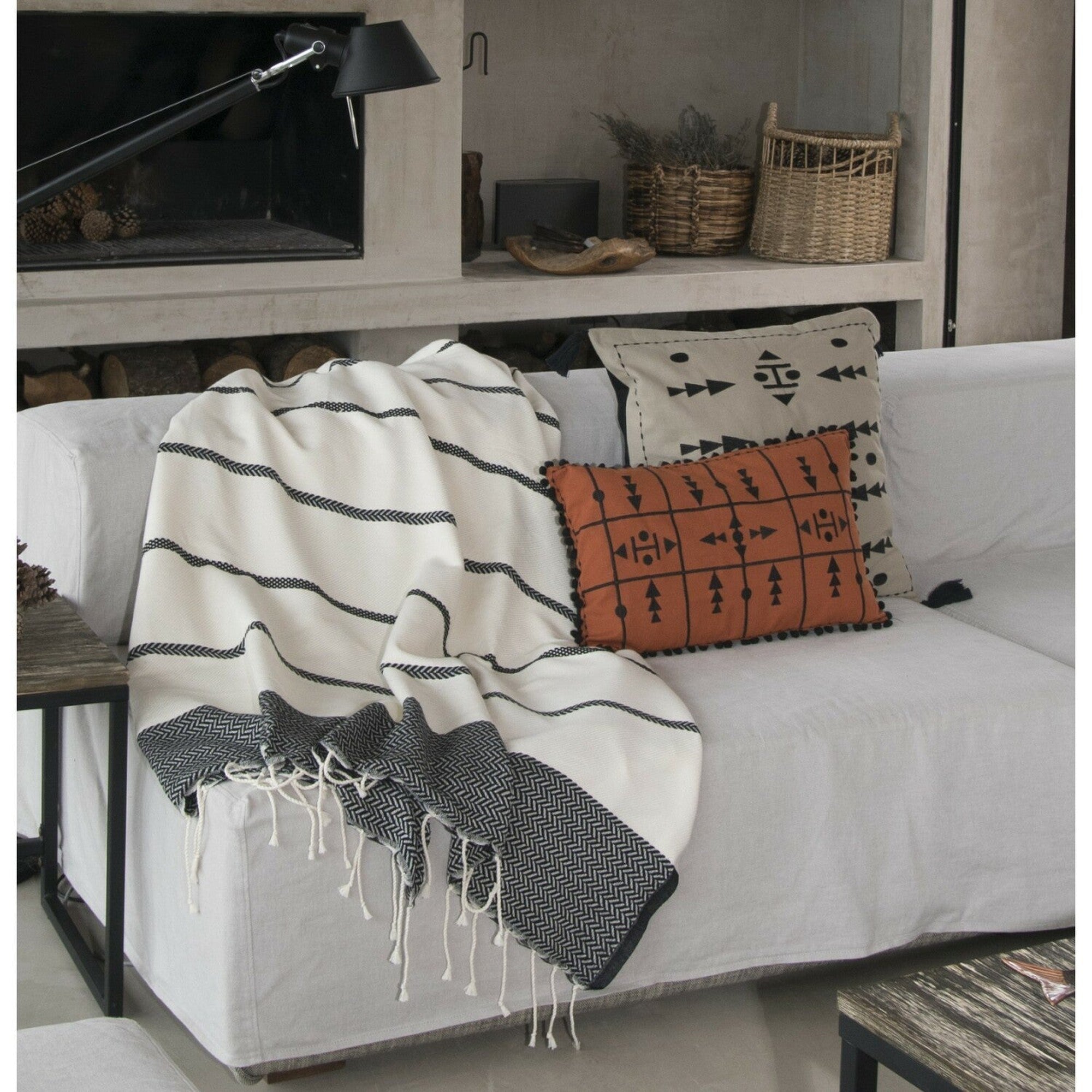 Liv - Plaid - Algodón - Negro