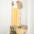 Jacquard Cotton Fouta 100x200 - Capri - Mustard Yellow