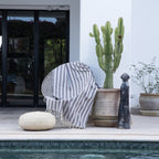 Jacquard Cotton Fouta 100x200 - Capri - Taupe