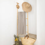 Jacquard Cotton Fouta 100x200 - Capri - Taupe