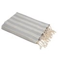 Jacquard Cotton Fouta 100x200 - Capri - Light Grey