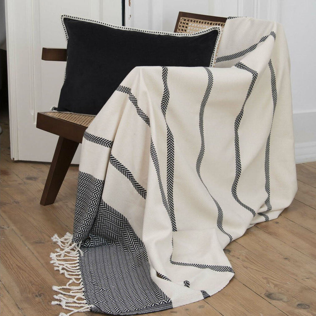 Liv - Plaid - Algodón - Negro