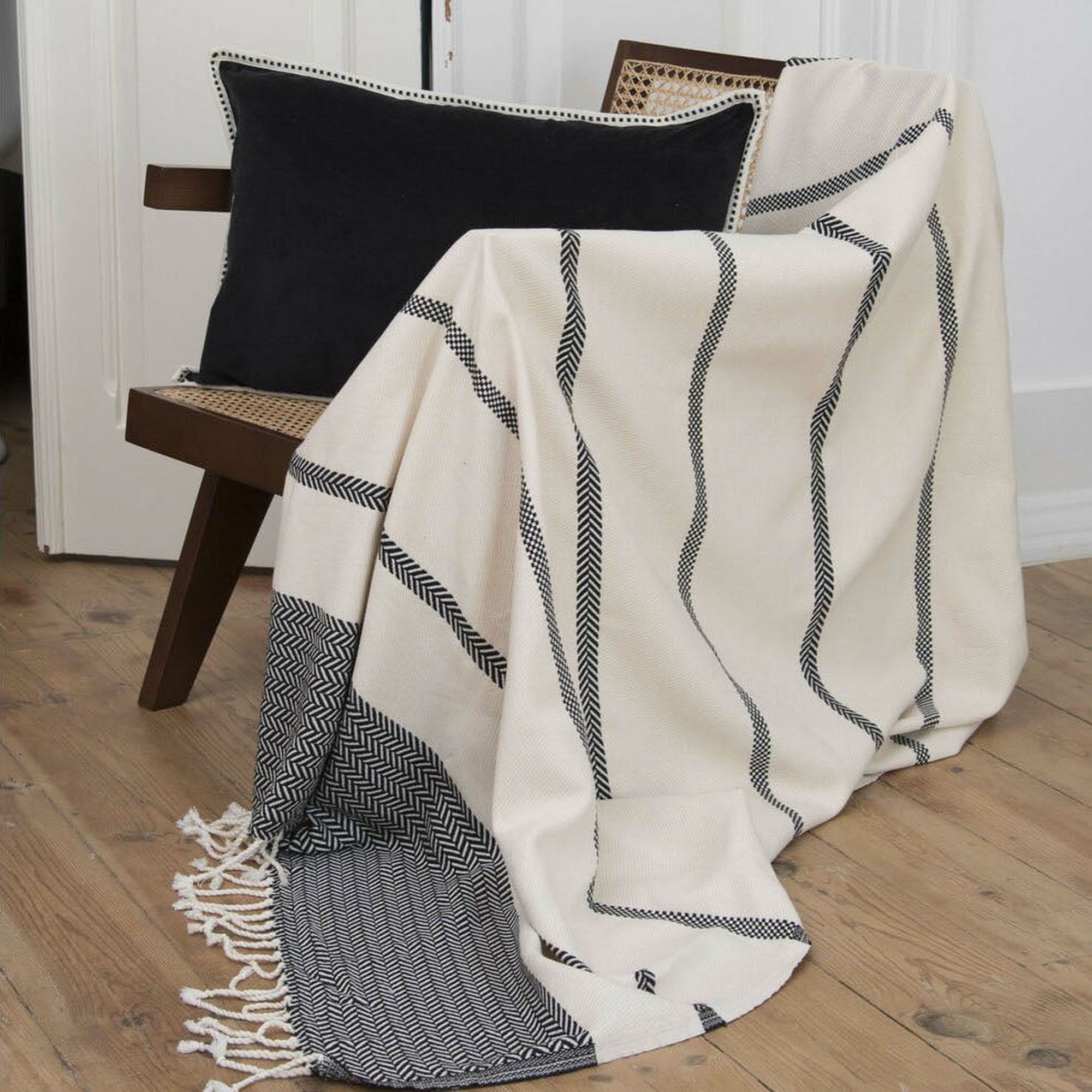 Liv - Plaid - Algodón - Negro