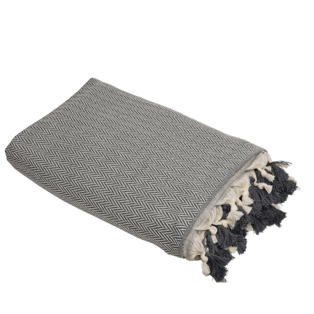Gstaad - Plaid - Lana - Gris Jaspeado